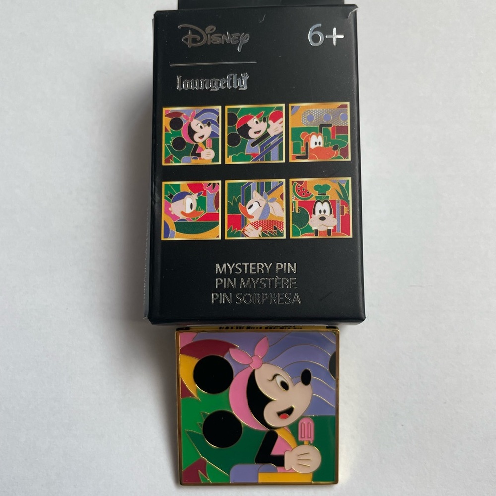 Loungefly Disney Mickey & Friends Artwork Blind Box Enamel Pin Minnie Mouse